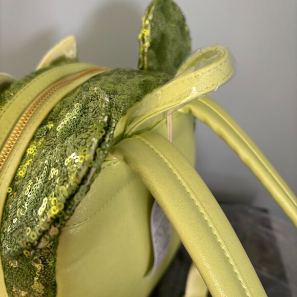 Disney Loungefly Minnie Mouse Tinkerbell backpack Green Sequin main image 11